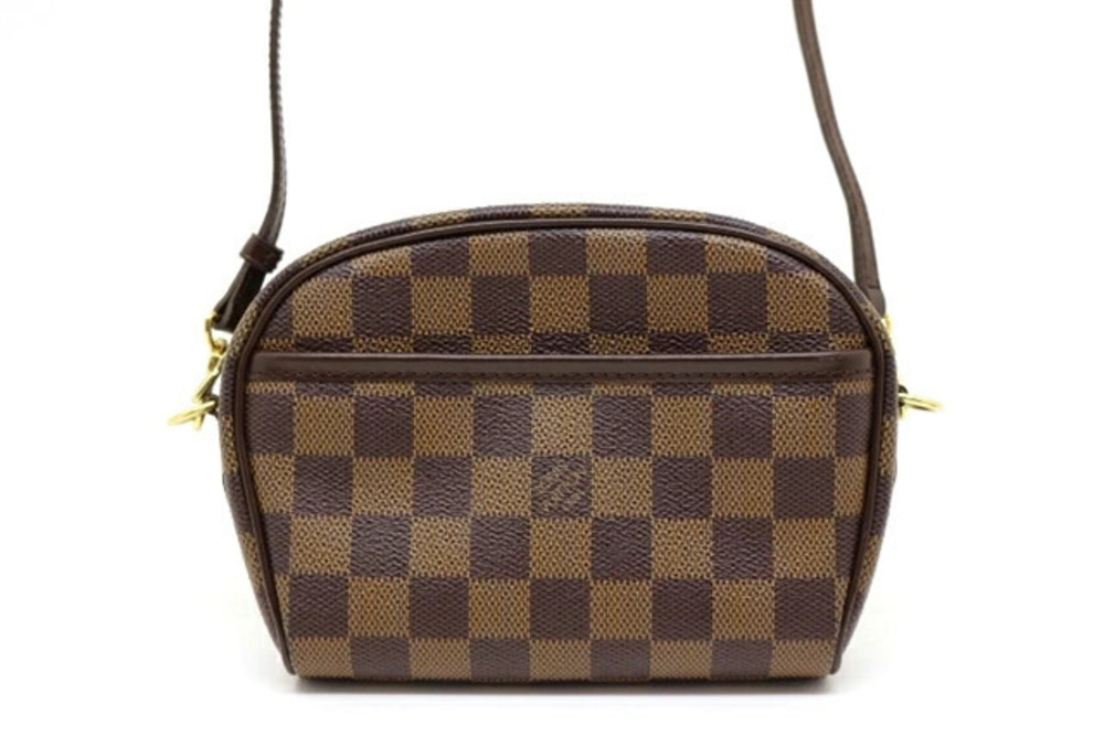 LOUIS VUITTON Bag Pochette Ipanema Shoulder Waist Pouch Clutch Damier